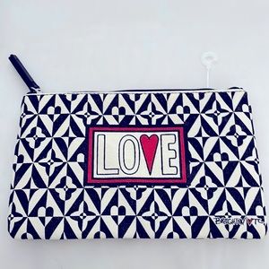 Brighton clutch/zip pouch